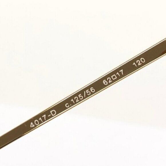 🧡RARE Chanel Vintage Sunglasses Rhinestone CC Logo Rimless Gradient Gold Orange - Picture 14 of 14